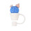 6Pcs Reusable Silicone Cartoon Straw Covers Drink Tips Lids Type A 13