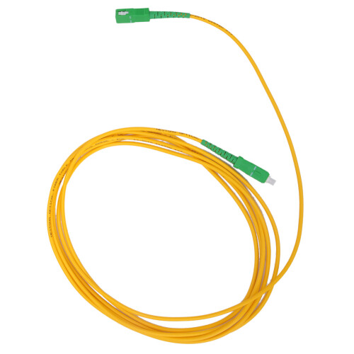 Faseroptisches Patchkabel 3 m Single-Mode SC/APC zu SC/APC OS2 G652D - Low Loss 2