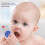 Silicone TV Remote Baby Teether - Beige, 14.4x4.5cm, Multi Buttons 6