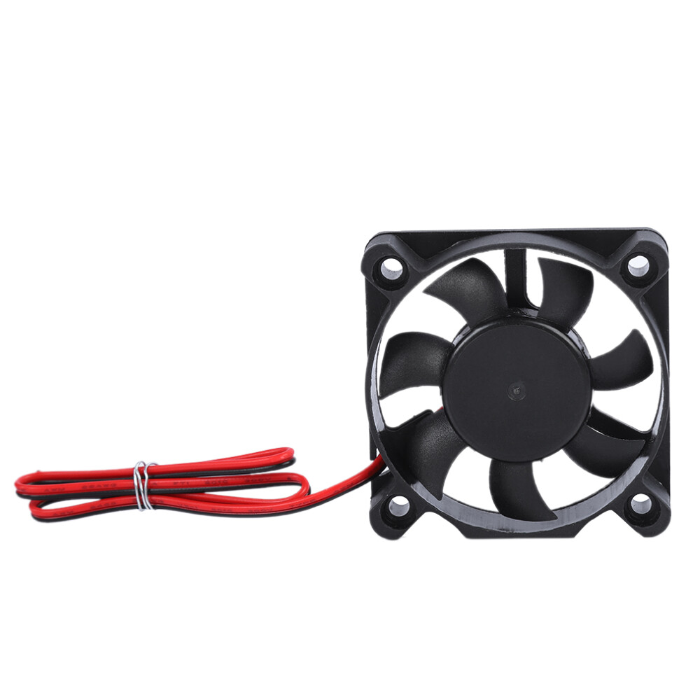 Diy 5010 24V 2Pin Cooling Fan 4000-6500 Rpm 8-14 Cfm Black 3411389365678