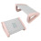Adjustable Pink Under Desk Footrest with Massage Texture and Roller 11