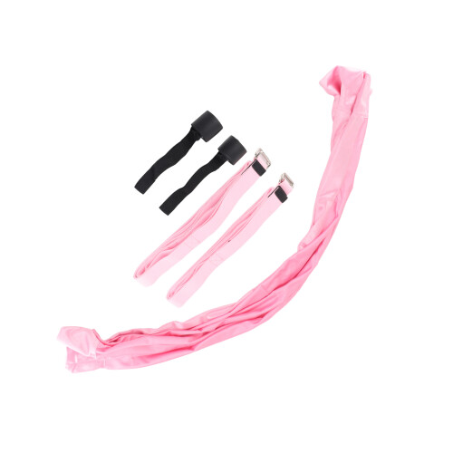 Pink Elastic Aerial Strap, Folding Flexibility Trainer, Free Size