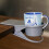 Table Edge Drinking Cup Holder Grey 2