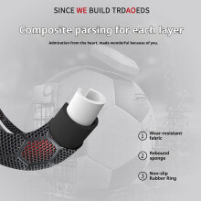 (Soccer Honeycomb Red Round, Universal) Housse de Volant Anti-dérapante Design Football