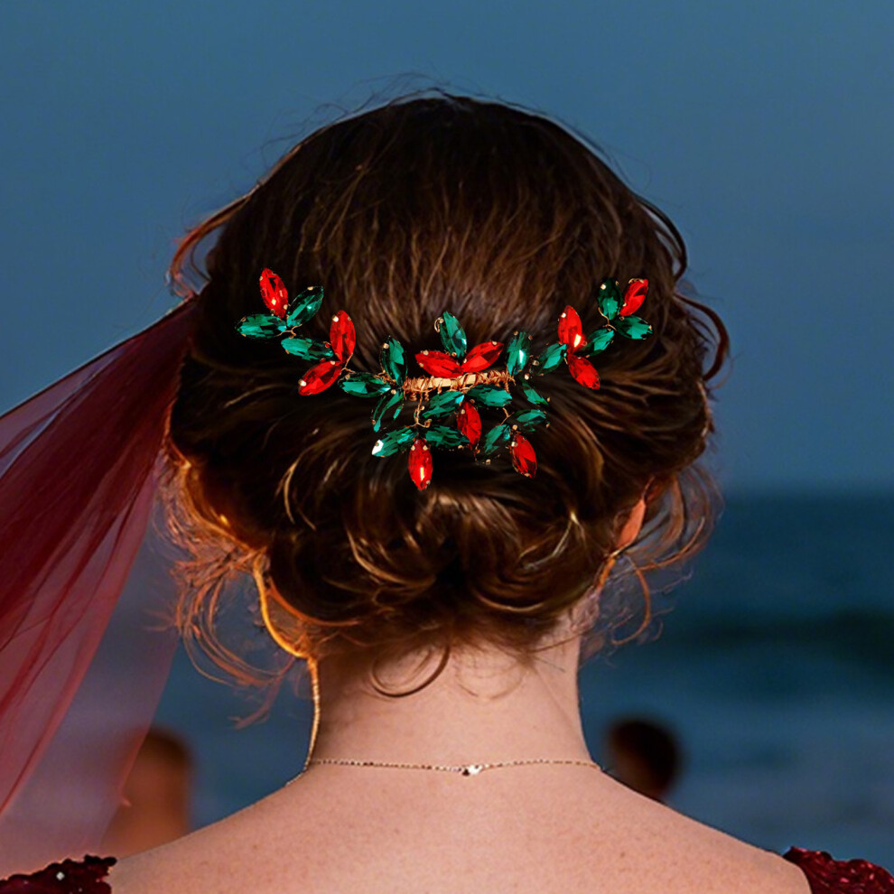Dachuang Beauty Crystal Hair Comb For Women Wedding Party