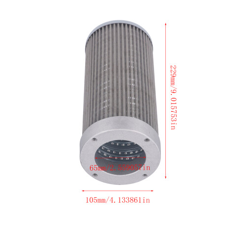 Hydraulik-Saugventil Ölfilter WU-400 Edelstahlnetz 65 mm 1