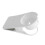 Large White Desk Cup Holder Clip – Space Saving Mug Stand, Plastic 1