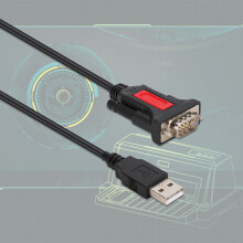 1.5m USB to RS232 Serial Lead Male