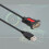 Black USB to RS232 Cable 1.5m 1