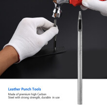 High Carbon Steel Leather Punch Tool (3x1, 100mm, Multiple Sizes)