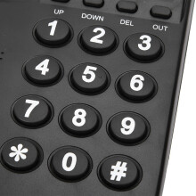Hotel Business Telephone Extension No Caller ID Black 20.5*13.3*5.5cm