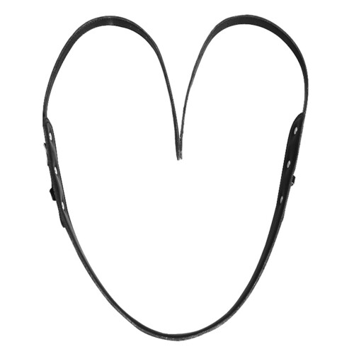 Adjustable Black PU Leather Tuba Shoulder Strap, 73-112cm