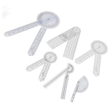 6Pcs Medical Spinal Goniometer Joint Angle Protractor Ruler Set