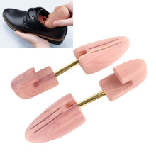 Holzschuh-Expander Stiefel Spannstock Schuhbaum Verstellbar Zeder Erweiterer US 9-10