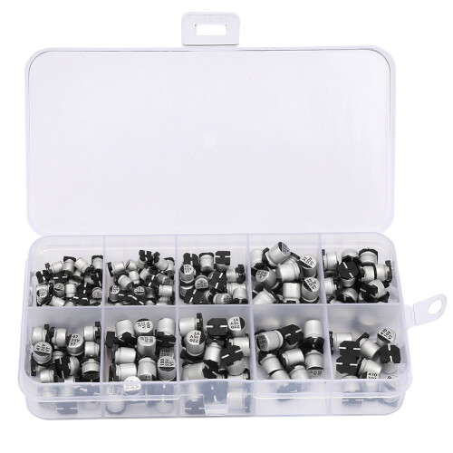 Electrolytic Capacitors Kit Various Types Excellent Humidity Resistance Enlarged Anode Surface Wide Capacitance Range For Telecommunications Equipment