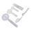 6Pcs Medical Spinal Goniometer Joint Angle Protractor Ruler Set 6