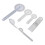 6Pcs Medical Spinal Goniometer Joint Angle Protractor Ruler Set 10