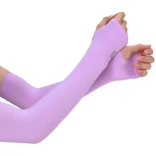 (Purple) Breathable Unisex Sports Arm Sleeves for Fitness
