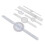 6Pcs Medical Spinal Goniometer Joint Angle Protractor Ruler Set 13