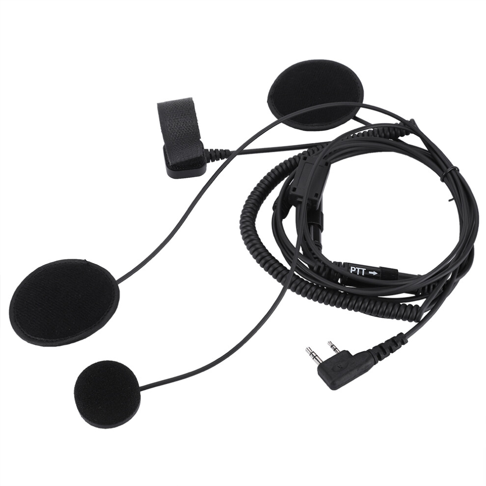 Motorcycle Helmet Microphone Walkie Talkie Headset For Kenwood Baofeng Retevis 3251389368770