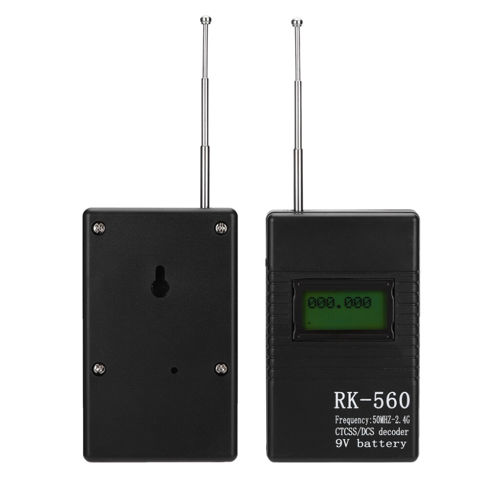Rk560 50Mhz-2.4Ghz Portable Handheld Frequency Counter Meter With Antenna 8431389368726