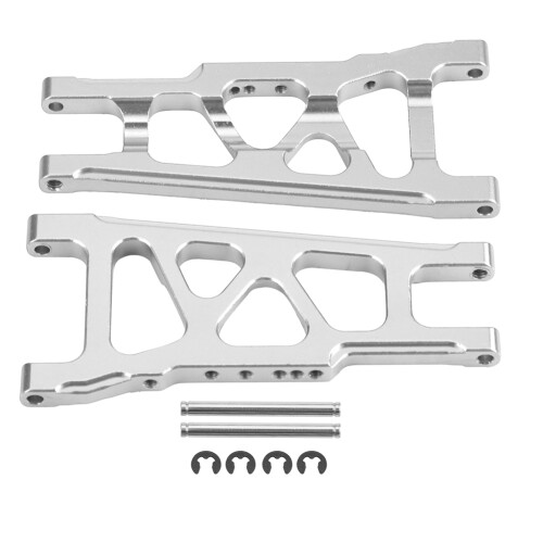 Aluminiumlegierung 1/10 RC AufhängeArm (Silber) 2