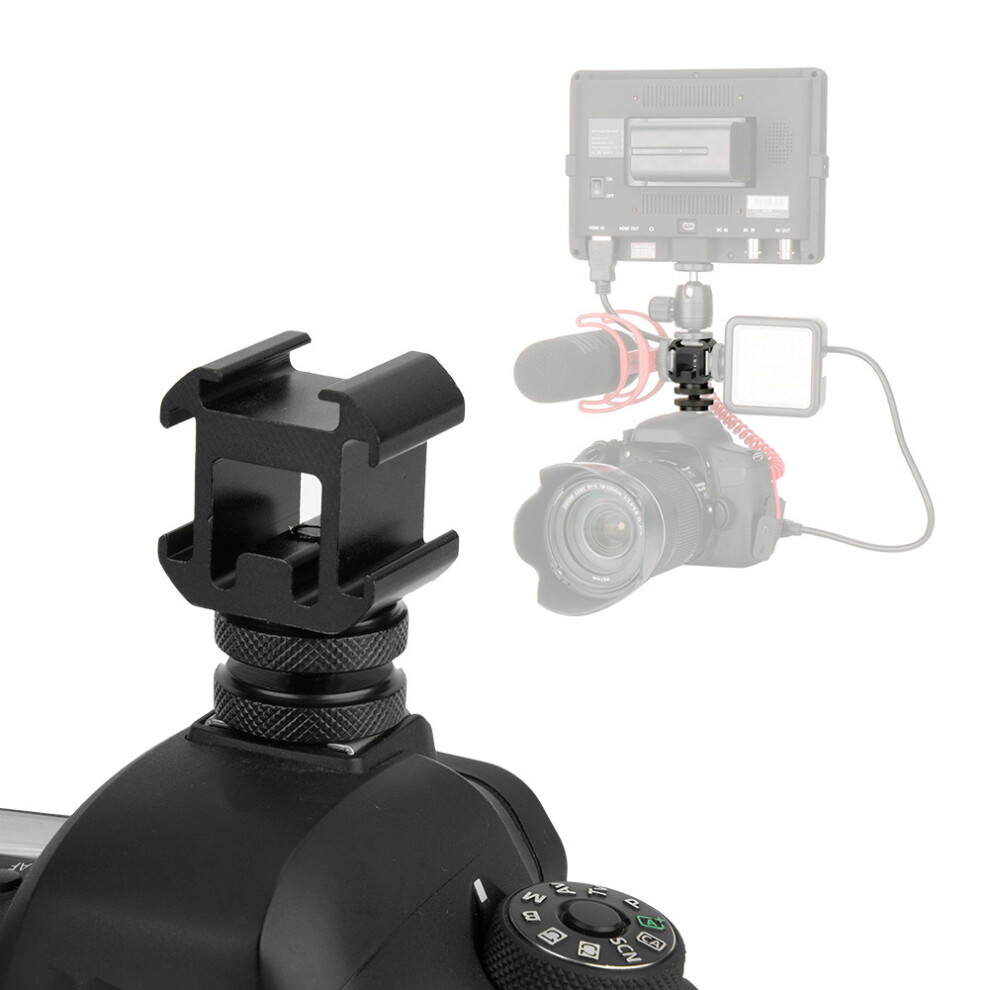 Triple Hot Shoe Mount Adapter Extender 7790334127483