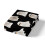 Black and White King Size Bedding Set with Halloween Ghost Pattern and Deep Pocket Fitted Sheet 4