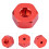Red Aluminium 5-12mm RC Wheel Hub Adapter 1