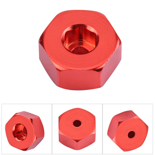Red Aluminium 5-12mm RC Wheel Hub Adapter