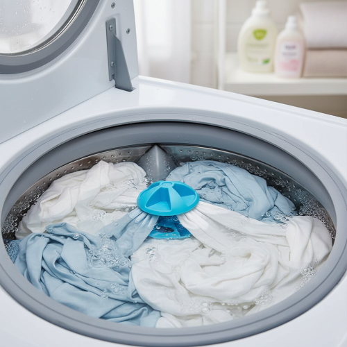 (Blue) Reusable Laundry Sheet Separator, Anti-Tangle & Wrinkle-Free 2