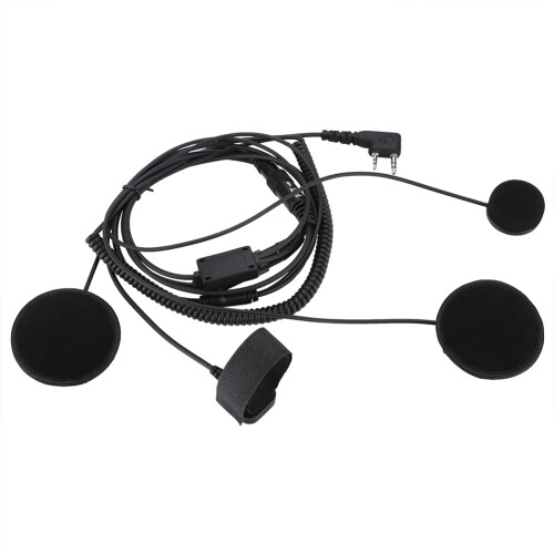 K Head PTT Helm-Headset 130cm, Dual-Lautsprecher 1