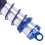 1/8 RC-Auto Ölverstellbare Stoßdämpfer 120/143 mm, 4er-Set, Blau 1