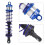 1/8 RC-Auto Ölverstellbare Stoßdämpfer 120/143 mm, 4er-Set, Blau 7