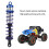1/8 RC-Auto Ölverstellbare Stoßdämpfer 120/143 mm, 4er-Set, Blau 9