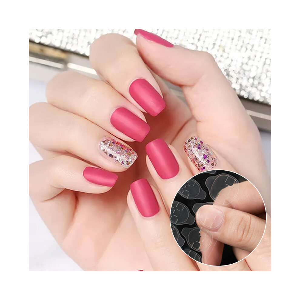 Reach-Tools 24Pcs Transparent Nail Glue Patches For Diy Manicure