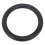 Adjustable Gymnastics Rings Black ABS 1