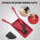 4PCS Silicone Glue Applicator Set for Woodworking – Red & Black 6