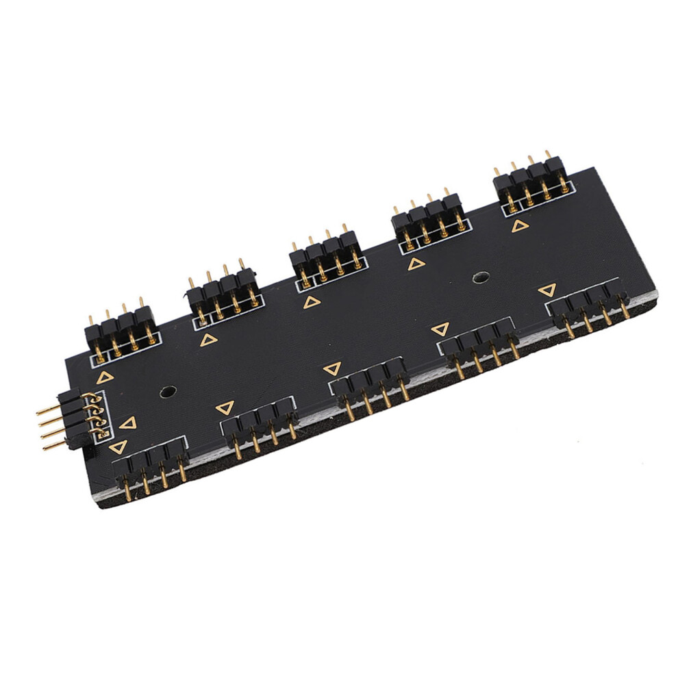 Computer Rgb 10-Channel Hub 12V/4-Pin Motherboard Extension Cable 9381389371594