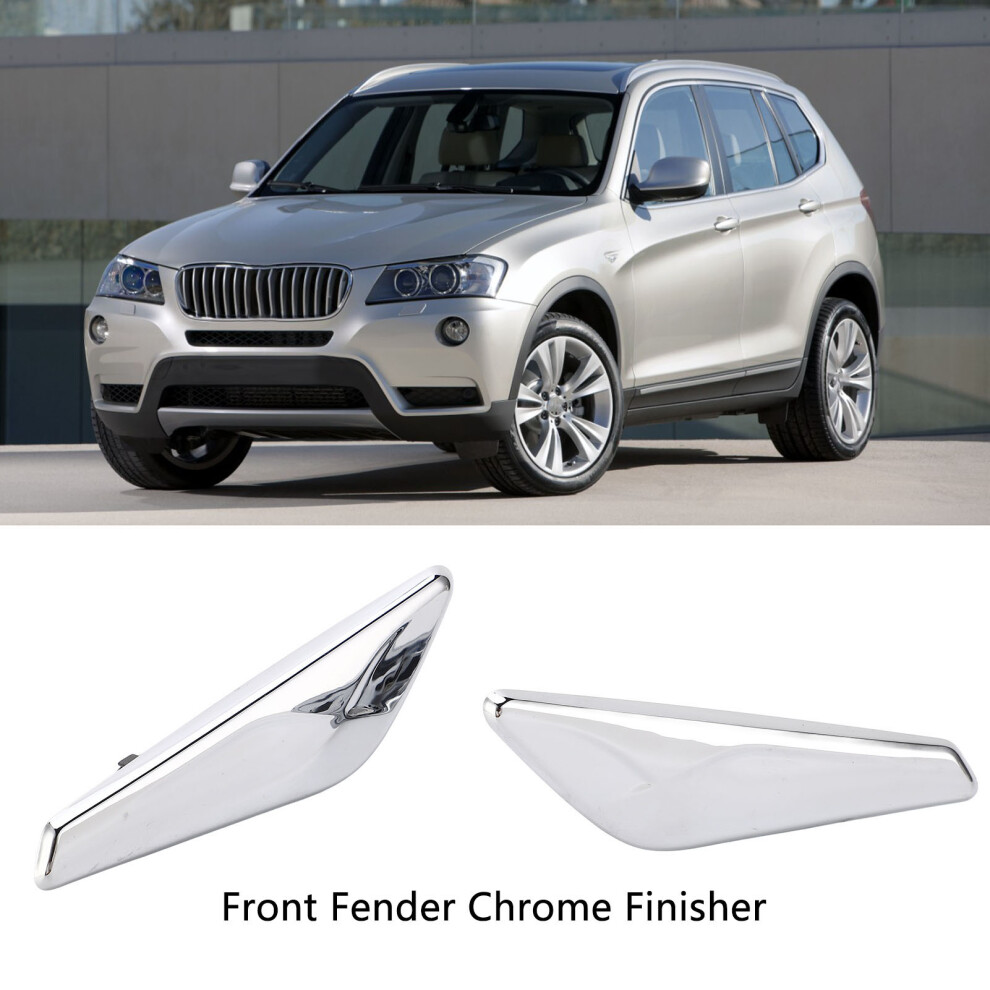 Chrome Finisher Pair For X3 F25 X4 F26 7293282165632