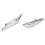 Chrome Fender Finishers for X3 X4 13-17 17