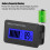 Blue Backlit GY-6H Battery Voltmeter 12-48V 7