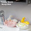 Ceramic Soap Dish with Cute Yellow Duck Design, MultiPurpose Holder for Bathroom and Kitchen 3