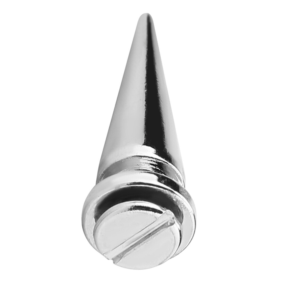Leather Crafting Rivets And Studs 10 Pack Metal Spike Silver Screws Back Diy 4641389373796