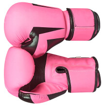 Pink Boxing-Trainingshandschuh 10oz für Männer Frauen Kinder Erwachsene Kampf Sandsack