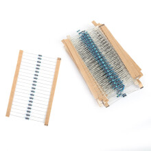 600 Pcs Metal Film Resistor Kit 1/4W 1% Assorted 10Ω-1M