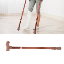 Adjustable Aluminum Walking Cane with Soft Rubber Grip, 59-97cm