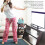 Mini macchina karaoke con microfono wireless, 8x7x6cm, blu 4
