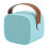 Mini macchina karaoke con microfono wireless, 8x7x6cm, blu 16