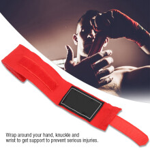 2er-Pack Elastische Handbandagen 2.5m 5cm rot MMA Taekwondo